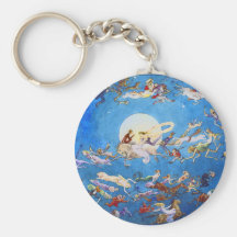 Dance Around the Moon by C. Doyle Key Chains