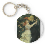 Dance at Bougival by Pierre Auguste Renoir keychains