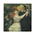 Dance at Bougival by Pierre Auguste Renoir magnets