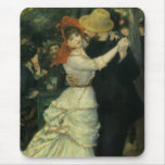 Dance at Bougival by Pierre Auguste Renoir mousepads