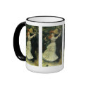 Dance at Bougival by Pierre Auguste Renoir mugs
