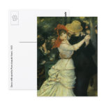 Dance at Bougival by Pierre Auguste Renoir postcards