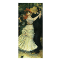 Dance at Bougival by Renoir, Vintage Impressionism Custom Announcement