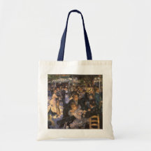 Dance at Le Moulin de la Galette by Renoir Tote Bags