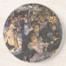 Dance at Le Moulin de la Galette by Renoir Drink Coaster