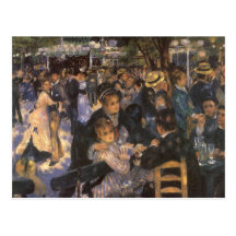 Dance at Le Moulin de la Galette by Renoir Postcard
