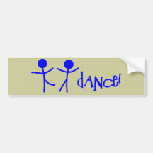 DANCE BUMPER STICKER