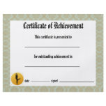 Dance Certificate of Achievement - Damask Lyrical Full Color Flyer