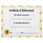 Dance Certificate of Achievement - Stars Arabesque Personalized Flyer