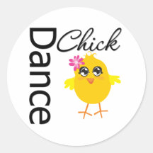 Dance Chick Stickers