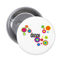 Dance Cool Polka Dots Pin