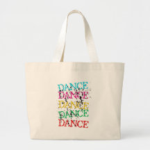 Dance Dance Colourful Stylish Grudge Canvas Bag