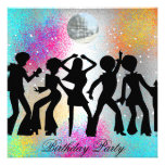 Dance Disco Birthday Party Invitation