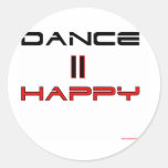 Dance Equals Happy Stickers