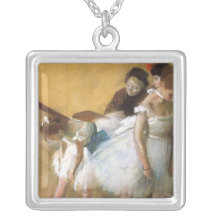 Dance Examination by Edgar Degas Custom Necklace