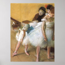 Dance Examination by Edgar Degas Poster