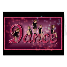 Dance - greeting card