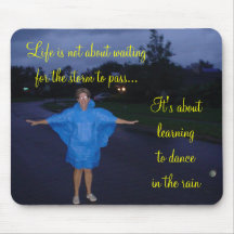 dance in the rain mousepad