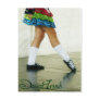 Dance Irish Green Postcard