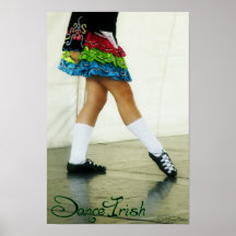 Dance Irish (green) Print