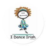 Dance Irish stickers