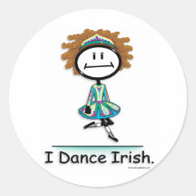 Dance Irish Stickers