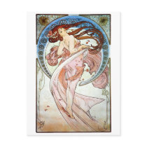 Dance, Mucha Post Card