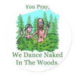 Dance Naked Sticker