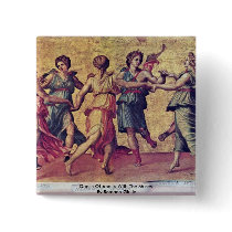 Dance Of Apollo With The Muses By Romano Giulio Button