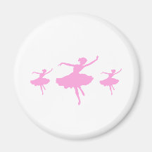 Dance of the Ballerina Fridge Magnet