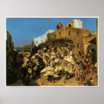 Dance of the Blacks in Tangier, 1874 Poster