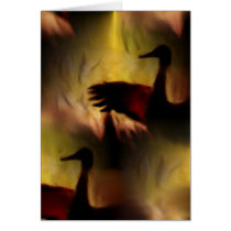 Dance Of The Cranes Card