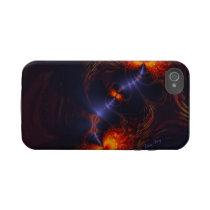 Dance of the Eyes – Indigo and Gold Sight Tough Iphone 4 Cover