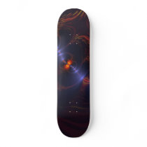 Dance of the Eyes – Indigo and Gold Sight Custom Skateboard