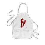 Dance Of The Seahorses (Red) aprons