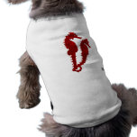 Dance Of The Seahorses (Red) pet clothing