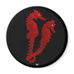 Dance Of The Seahorses (Red) magnets