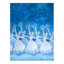 Dance of the Snowflakes Postcard