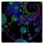 Dance of the Spheres II – Abstract Cosmic Indigo Clock
