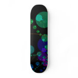 Dance of the Spheres II – Cosmic Violet & Teal skateboards