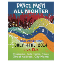 Dance Party All Nighter Flyer