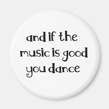 Dance quote fridge magnets