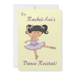 Dance Recital-Ballerina invitations