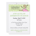 Dance Recital Invitations 