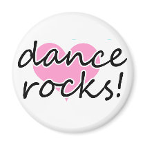 Dance Rocks! Fridge Magnet