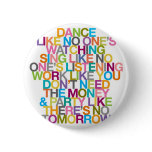 DANCE SING PARTY buttons