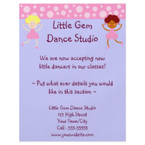 Dance Studio Business Custom Flyer