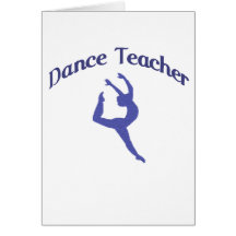 Dance Teacher Jete Card