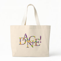 Dance! (Tie-dye) Tote Bags