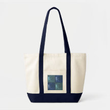 Dance Tote (blue) Canvas Bag